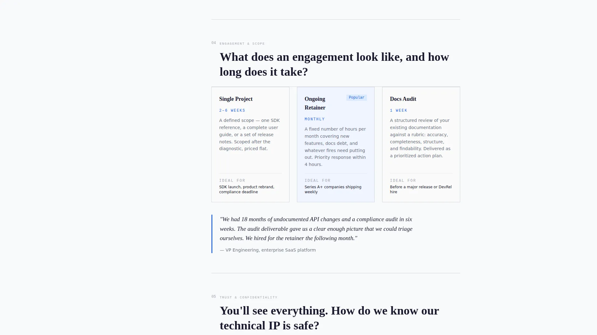 Technical Writer Landing Page Template