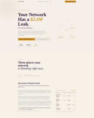 Telecom Consulting Landing Page Template