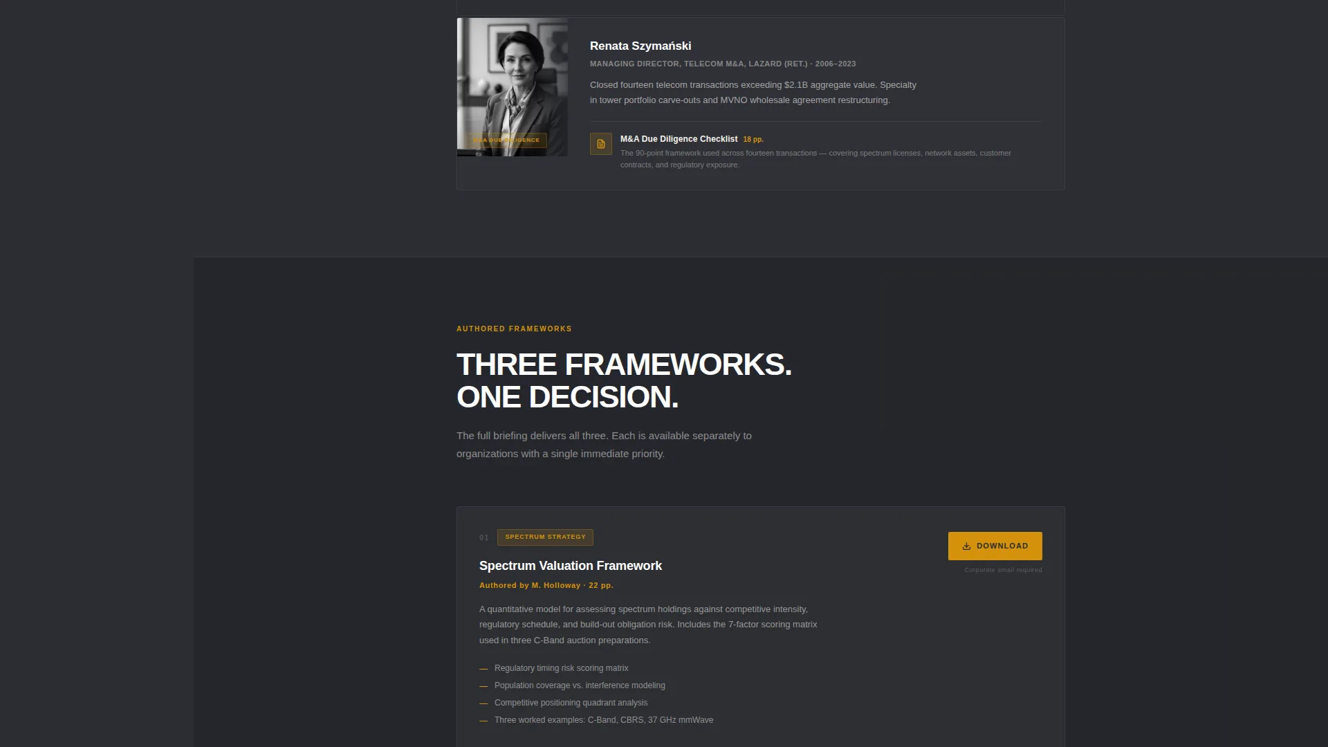 Trusted Telecom Services Landing Page Template