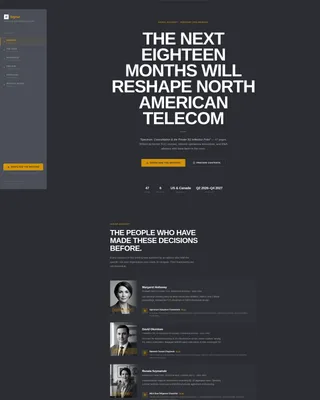 Trusted Telecom Services Landing Page Template