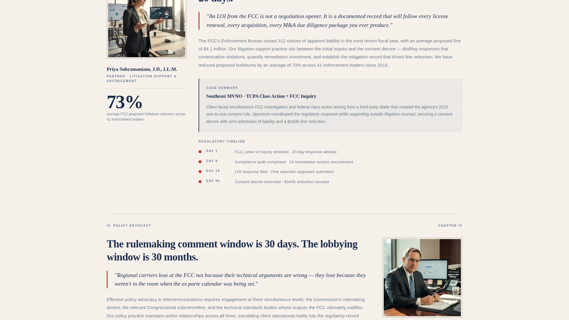 Telecommunications Consulting Specialist Privacy Policy Website Template