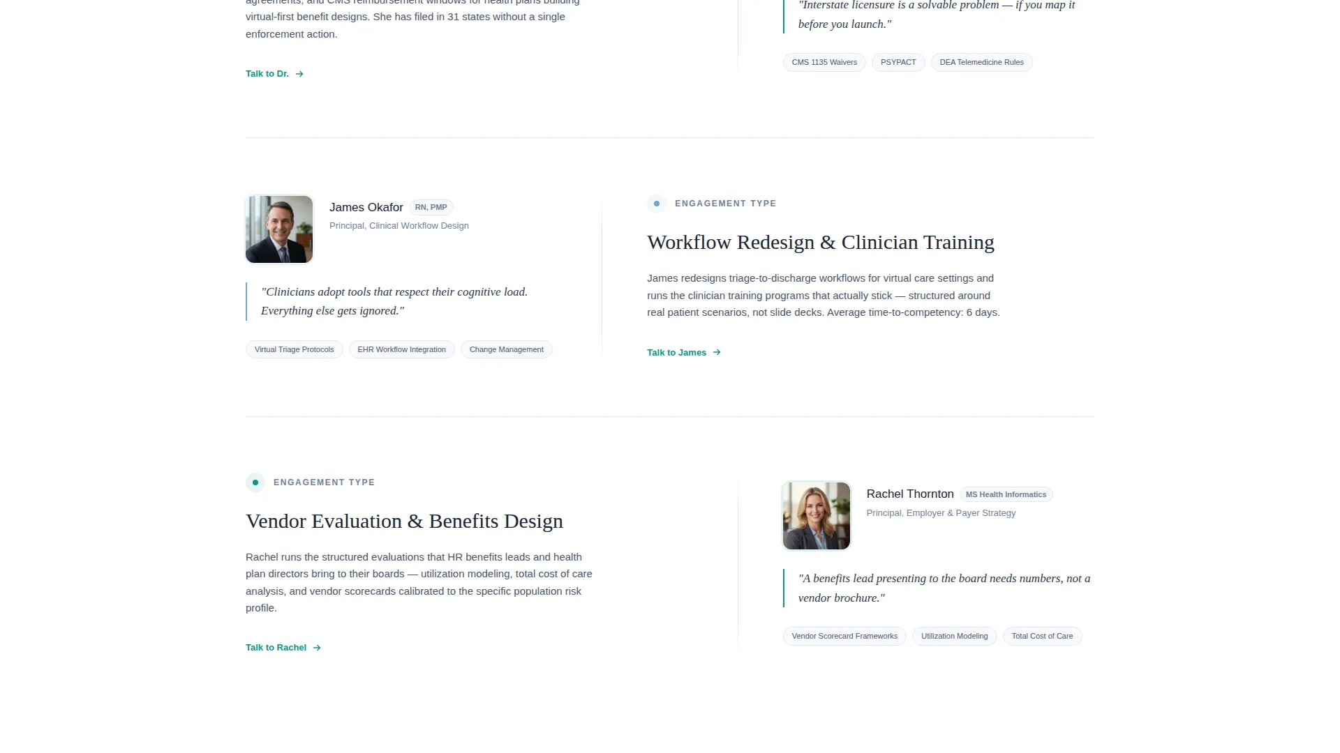 Healthcare Consulting Reviews Website Template