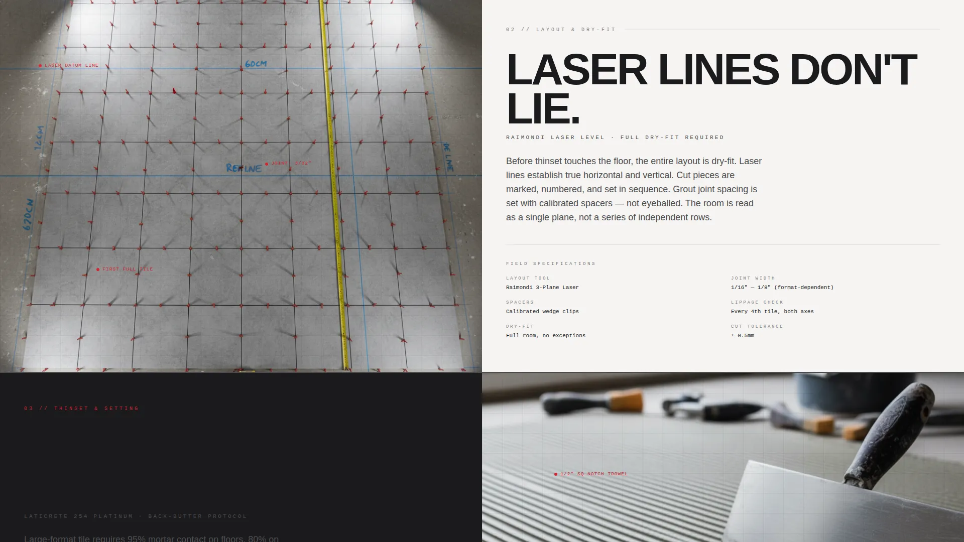 Tile Setter Business Blog Website Template