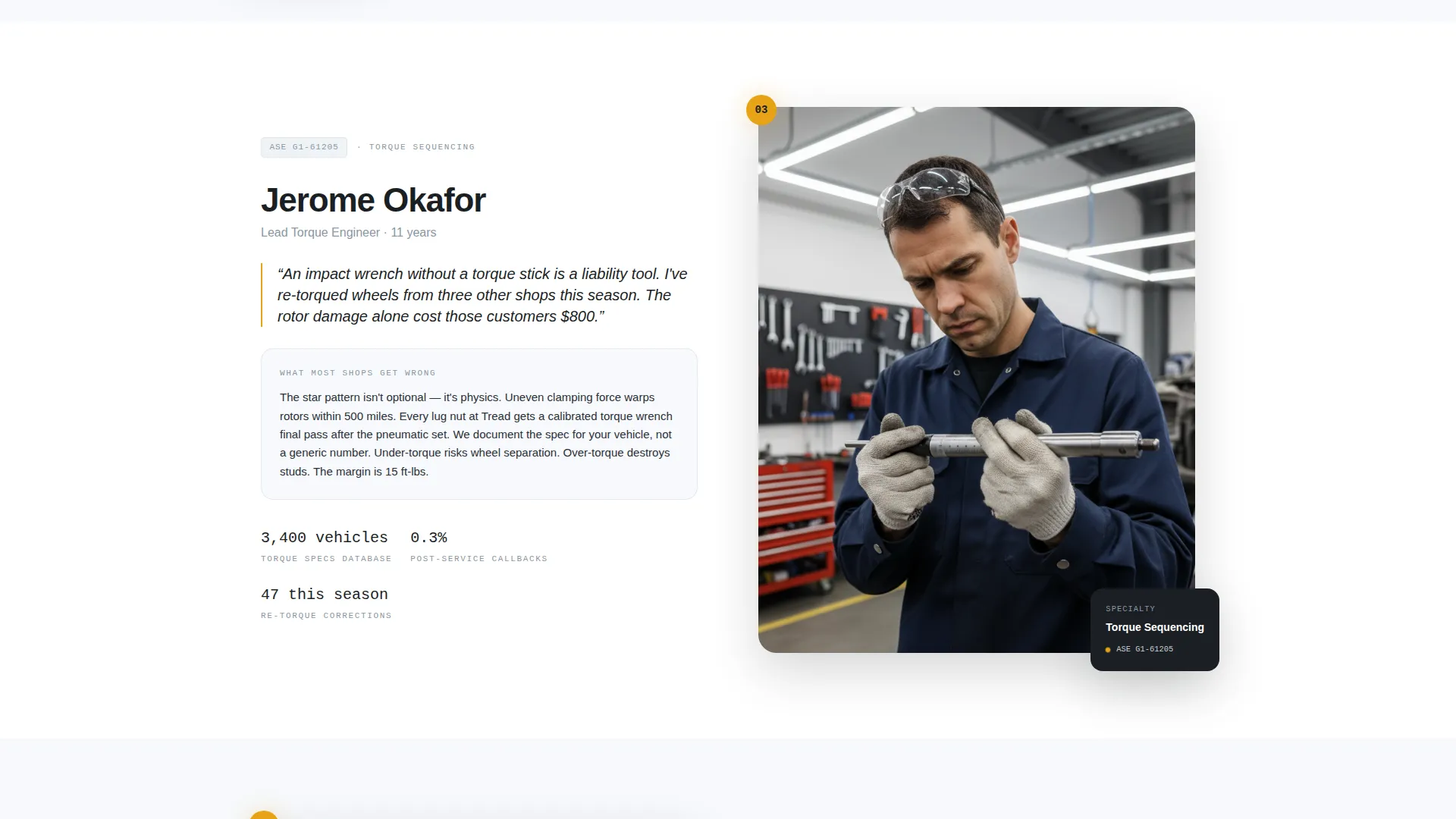 Seasonal Tire Shop Landing Page Template