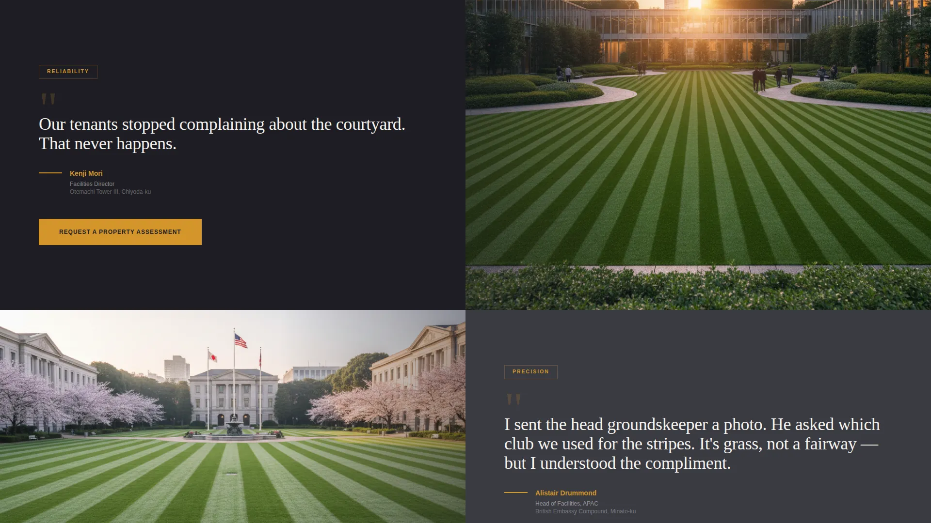 Precision Lawn | Free Website Template | Rocket