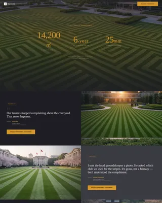 Precision Lawn | Free Website Template | Rocket