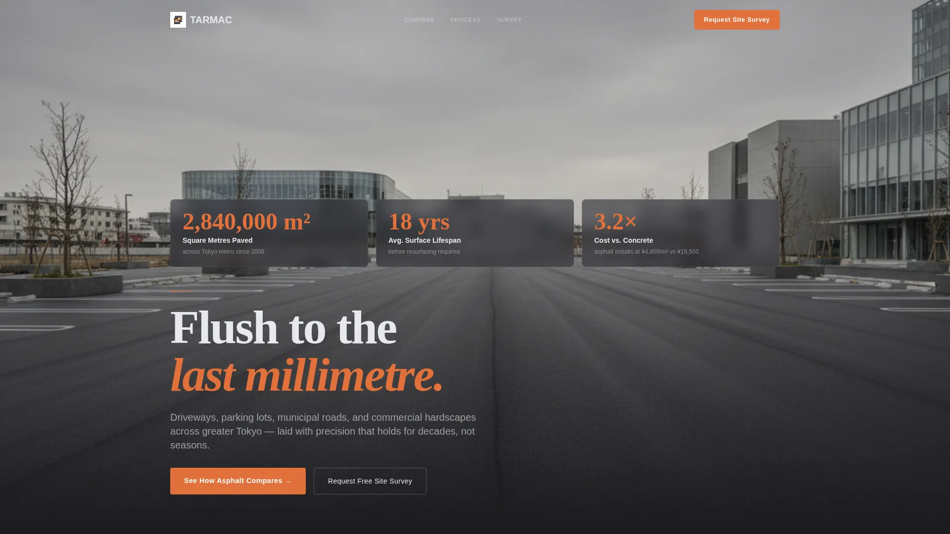 Seamless Paving | Free Website Template | Rocket