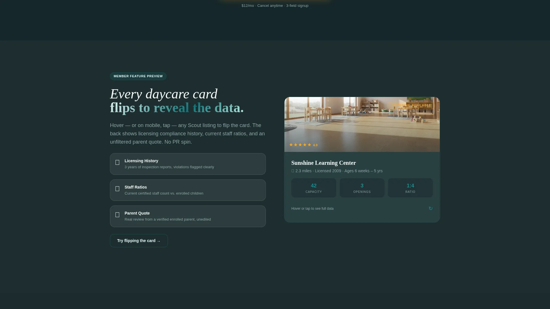 Daycare Membership Landing Page Template