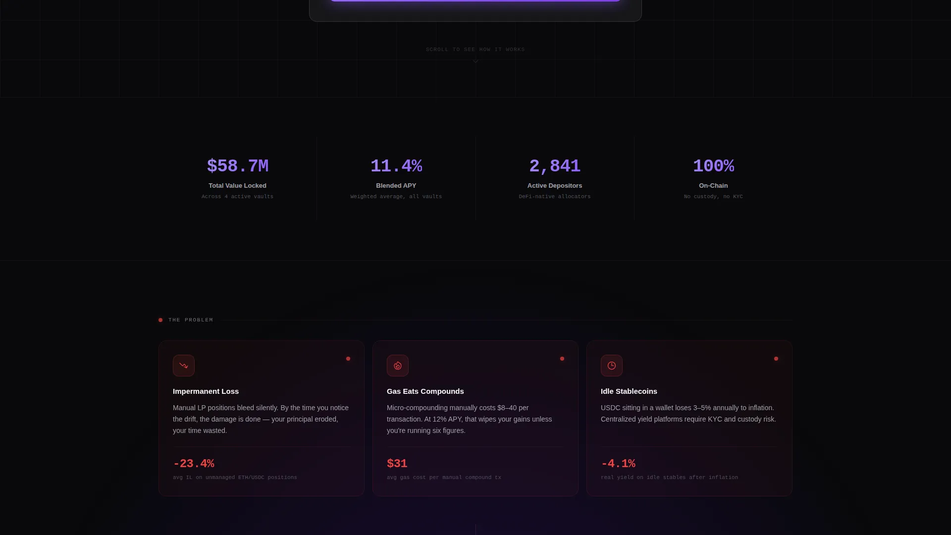 DeFi Protocol Landing Page Template | Tech Glass
