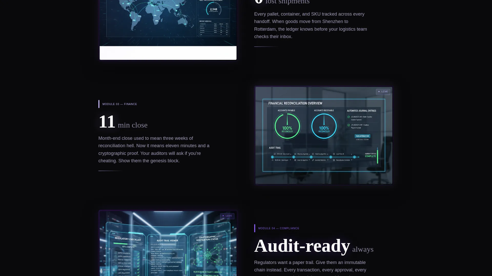 Secure ERP Landing Page Template