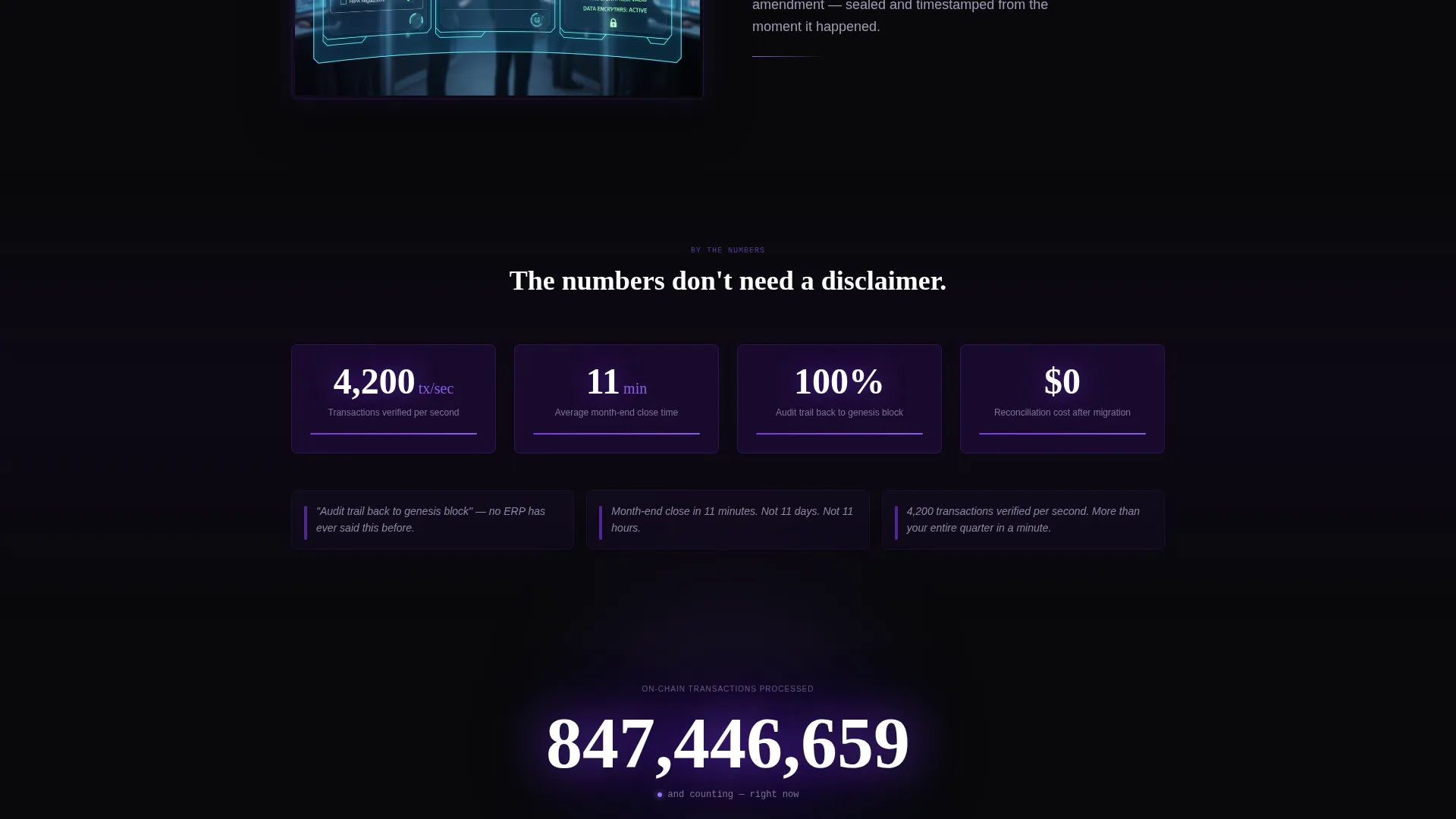 Secure ERP Landing Page Template