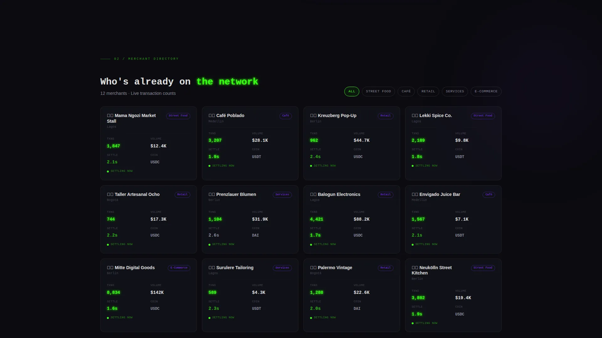 Decentralized POS Landing Page Template