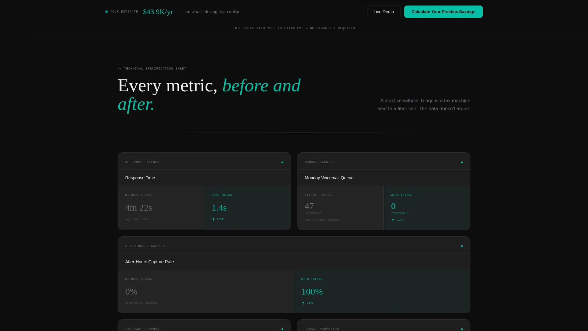Dental AI Chatbot Landing Page Template