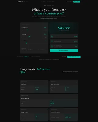 Dental AI Chatbot Landing Page Template