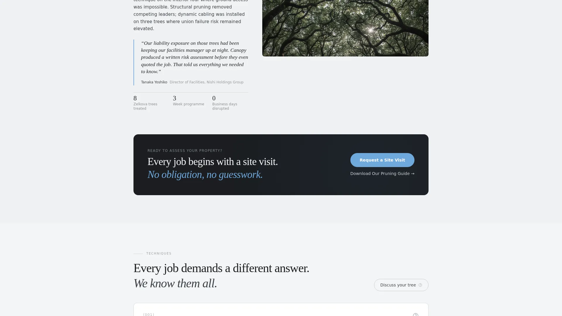 Proven Woodland Management | Free Website Template | Rocket