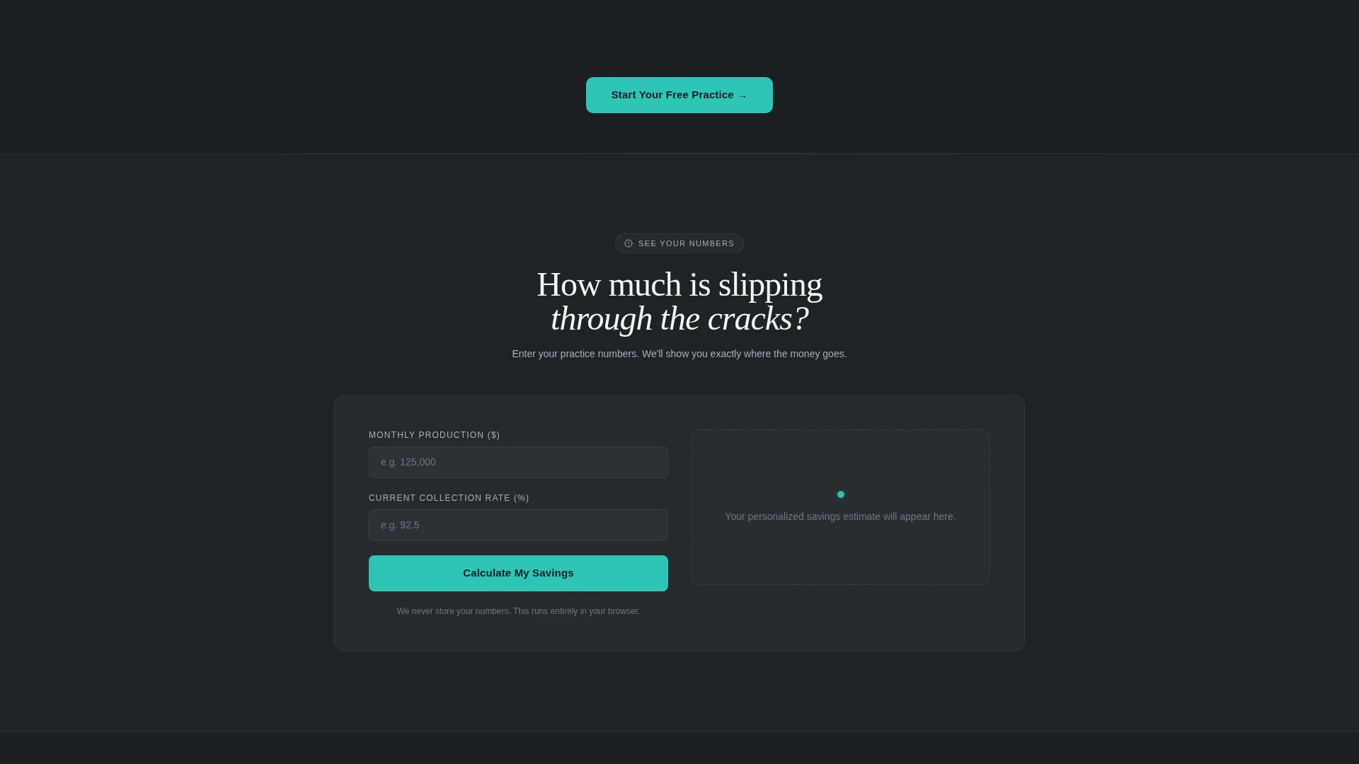 Specialist Dental Software Professional Website Template
