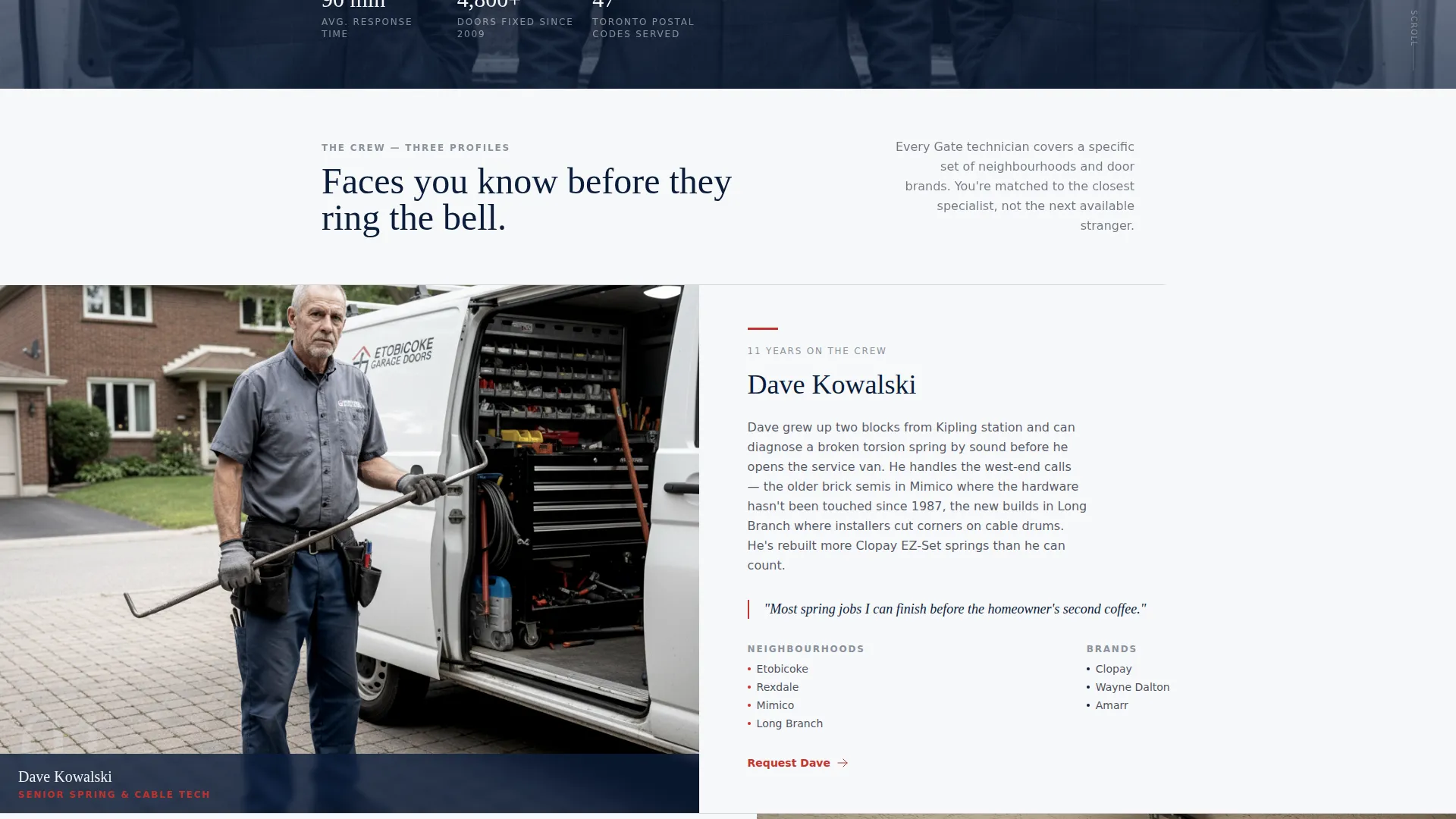 Expert Garage Door | Free Website Template | Rocket