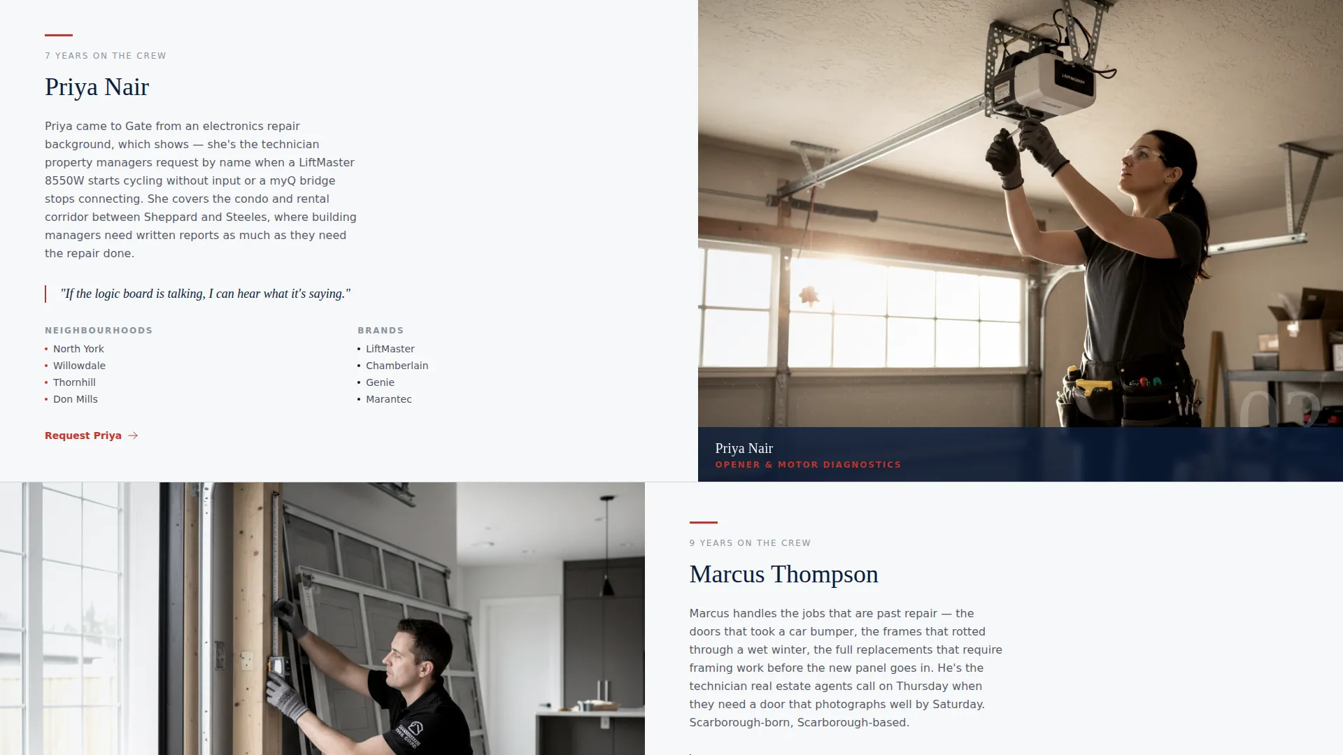 Expert Garage Door | Free Website Template | Rocket