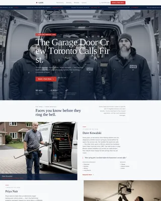 Expert Garage Door | Free Website Template | Rocket