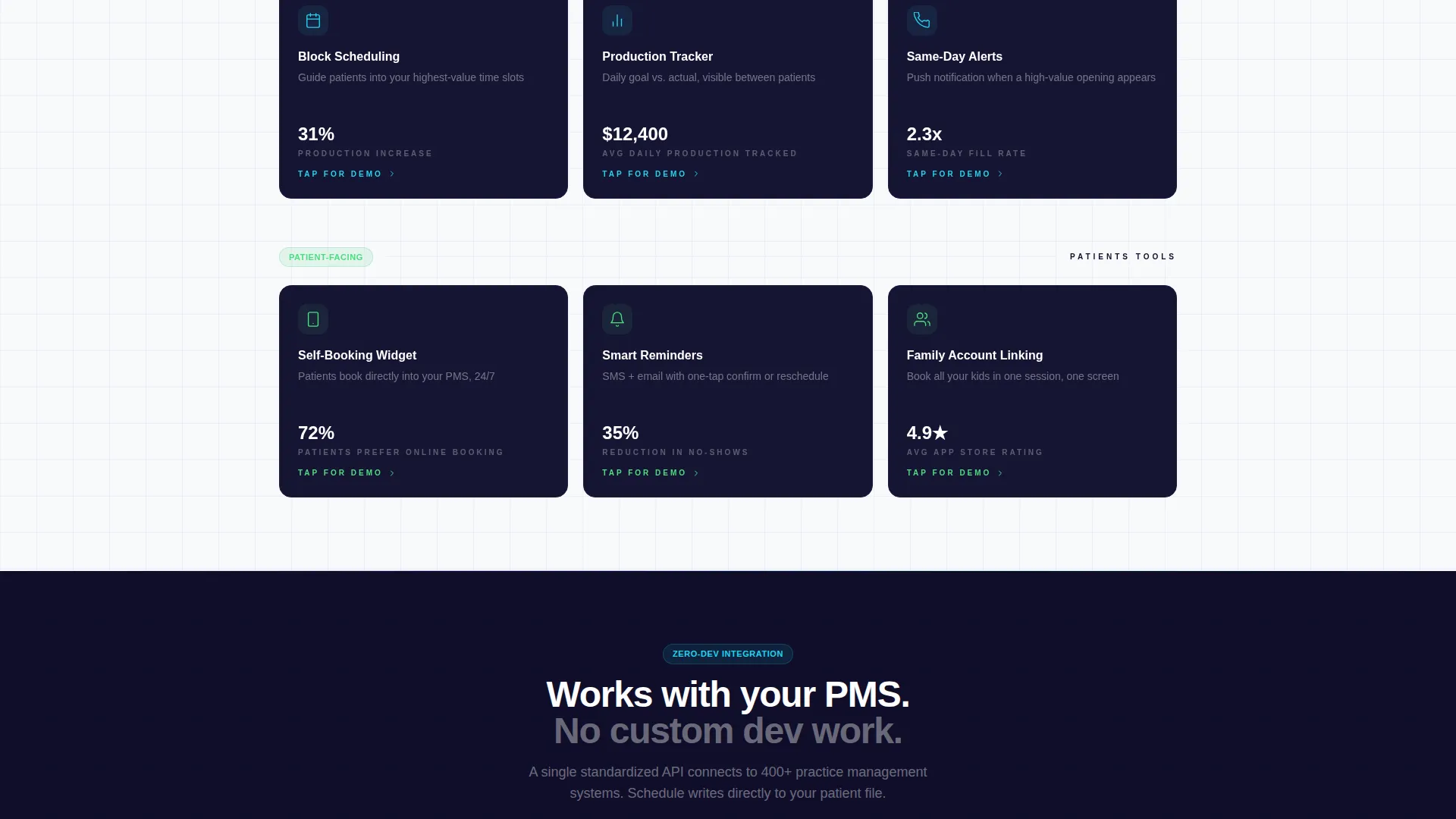 Specialist Dental Software Appointment Booking Website Template