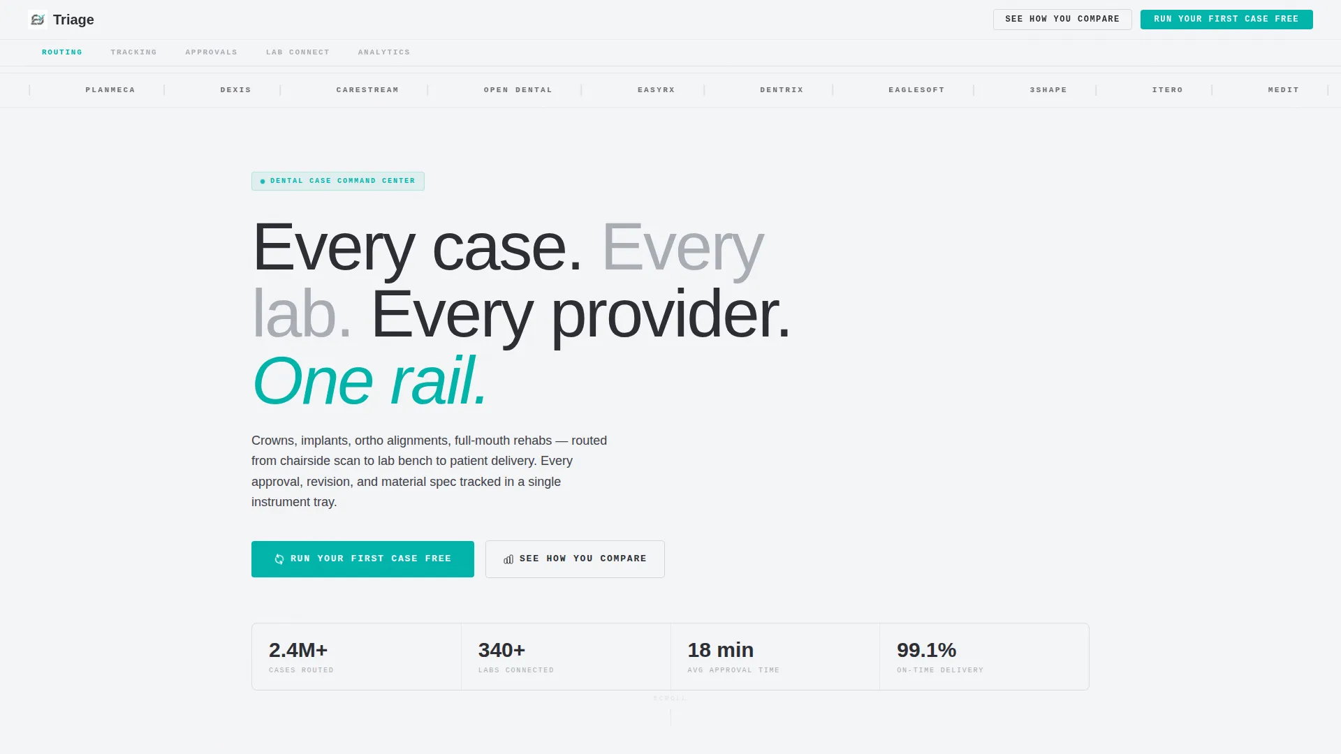 Local Dental Software Comparison Website Template