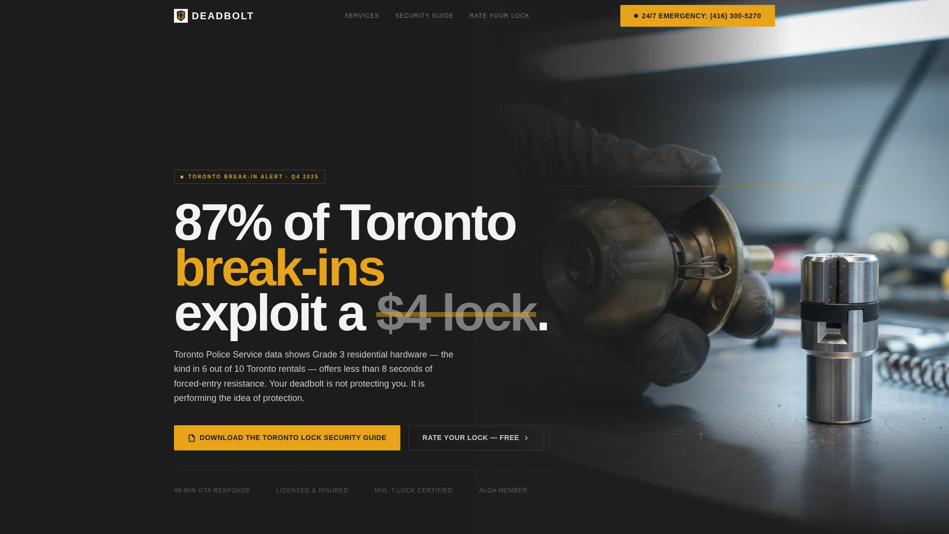 Highsecurity Locksmith | Free Website Template | Rocket