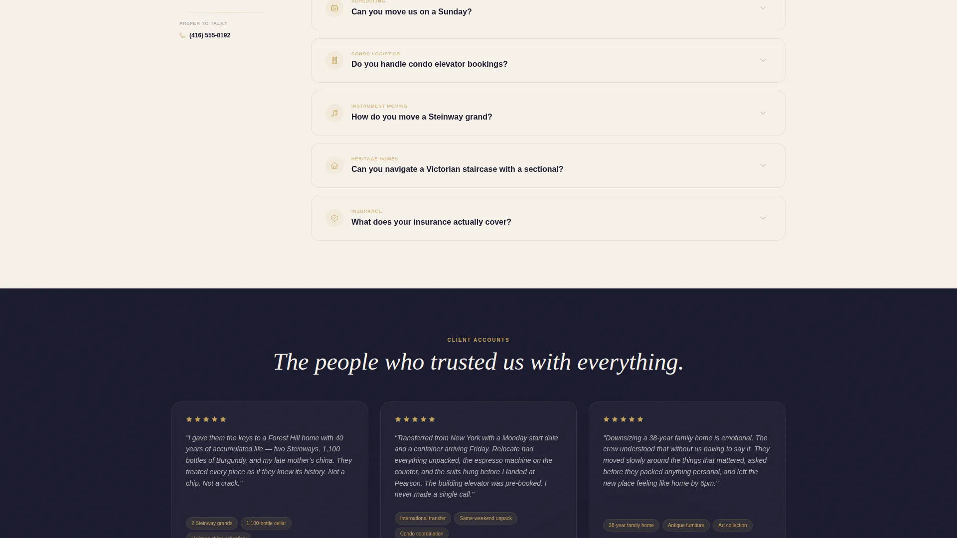 Premium Moving | Free Website Template | Rocket