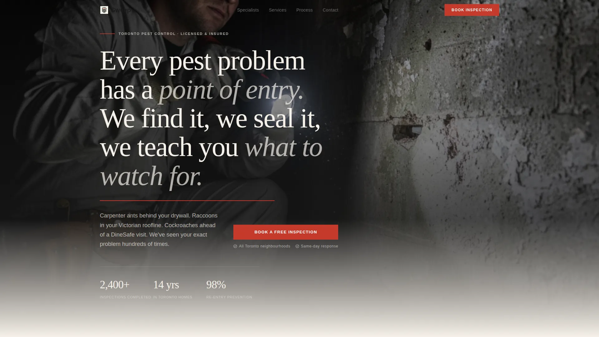Proven Pest Control | Free Website Template | Rocket