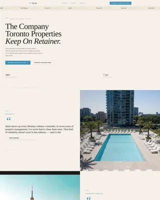 Editorial Poolcleaning | Free Website Template | Rocket
