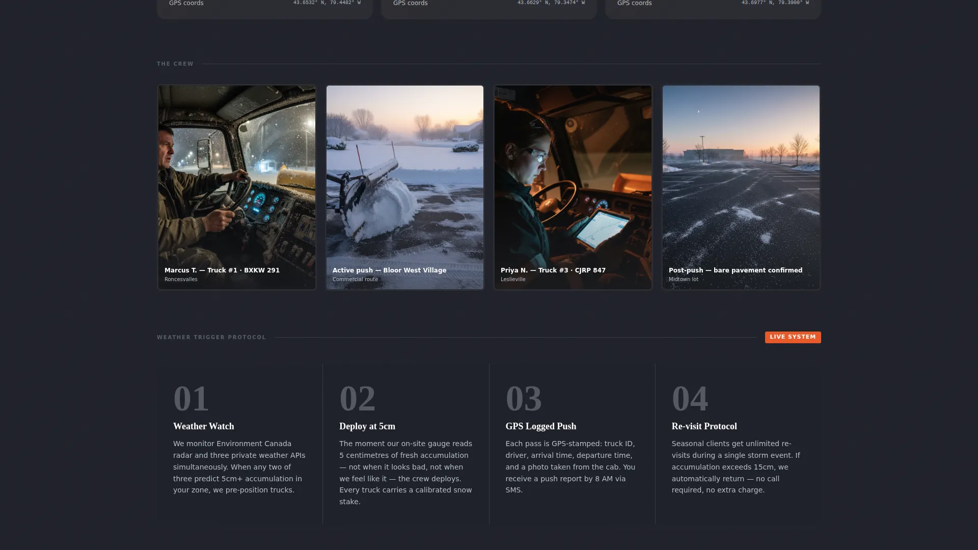 Transparent Snowremoval | Free Website Template | Rocket