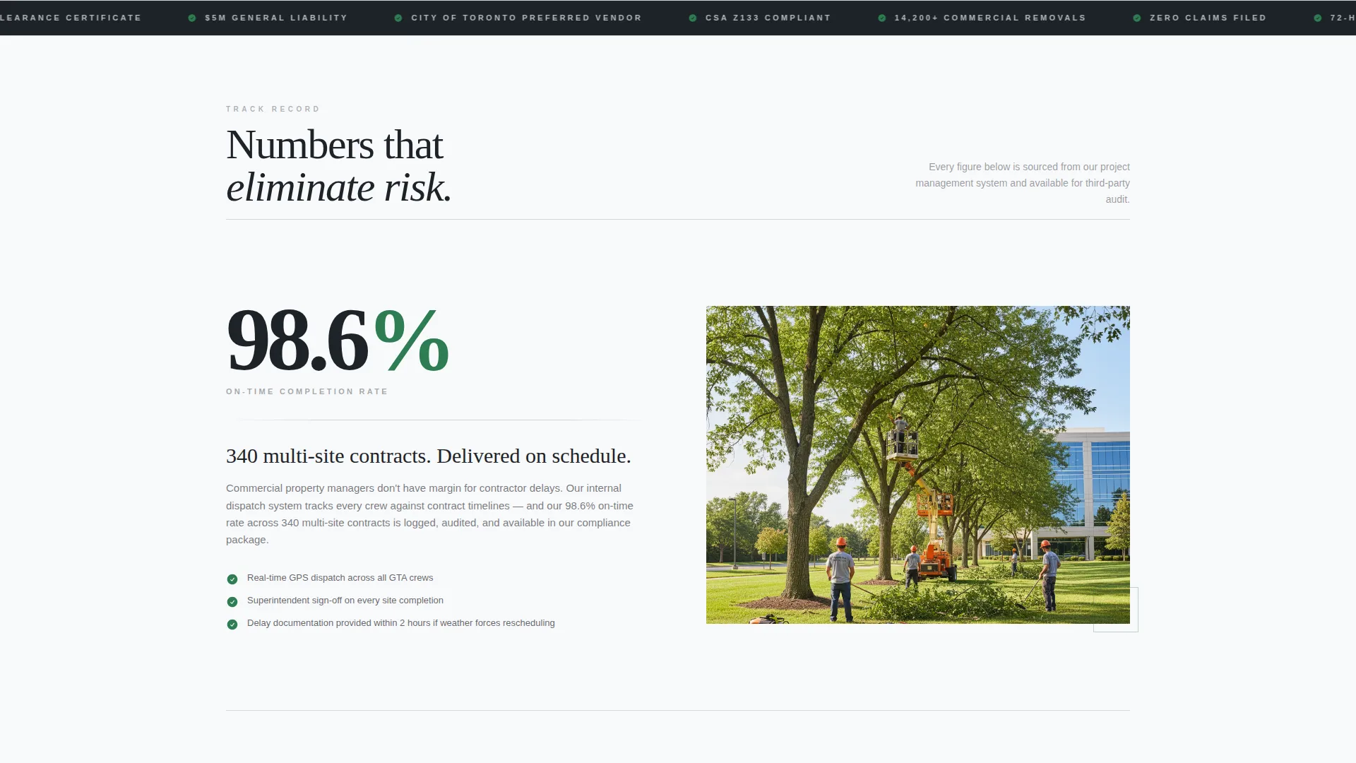 Certified Treeservice | Free Website Template | Rocket