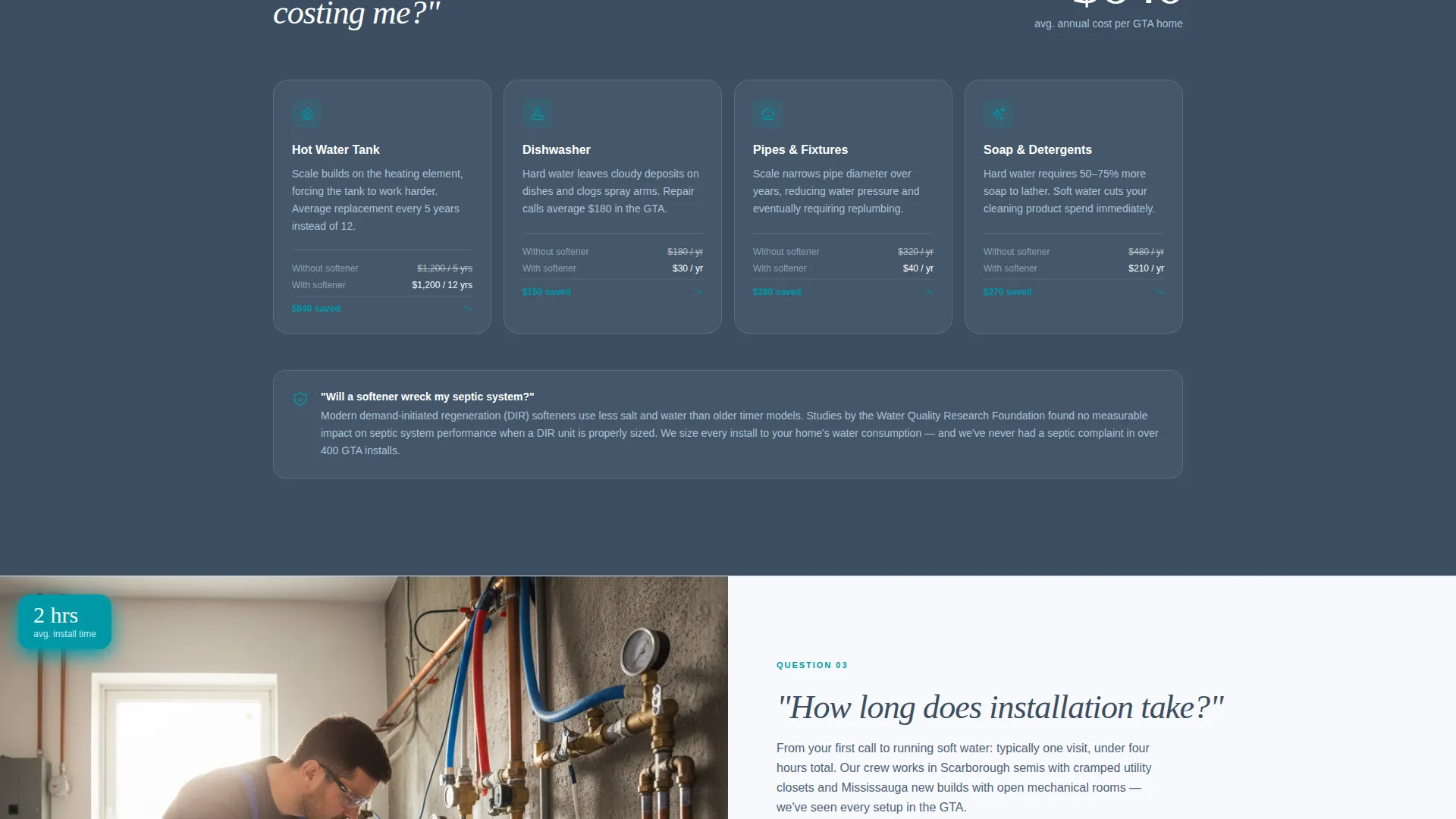 Trusted Plumbing | Free Website Template | Rocket