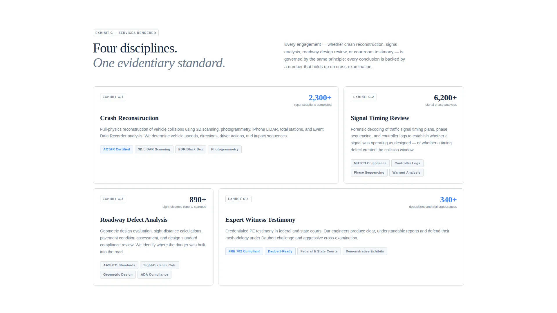 Engineering Consulting Booking Website Template