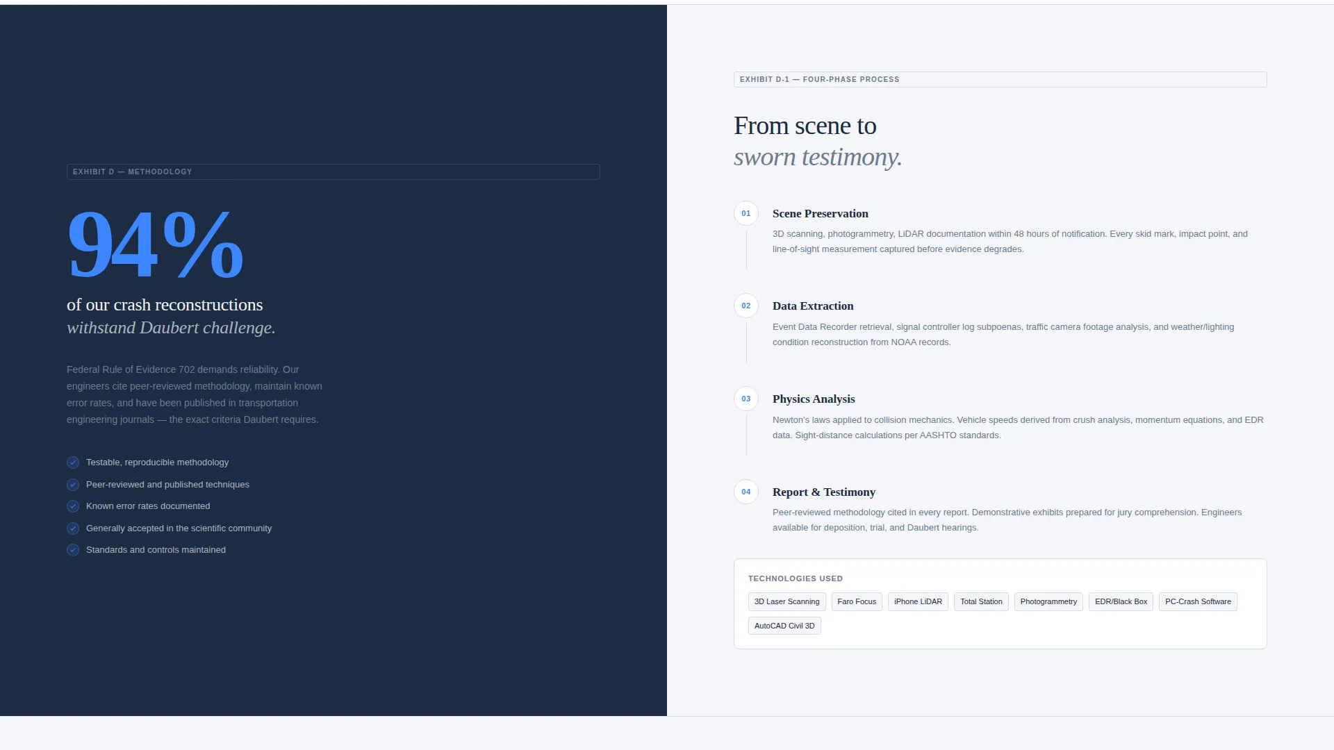 Engineering Consulting Booking Website Template