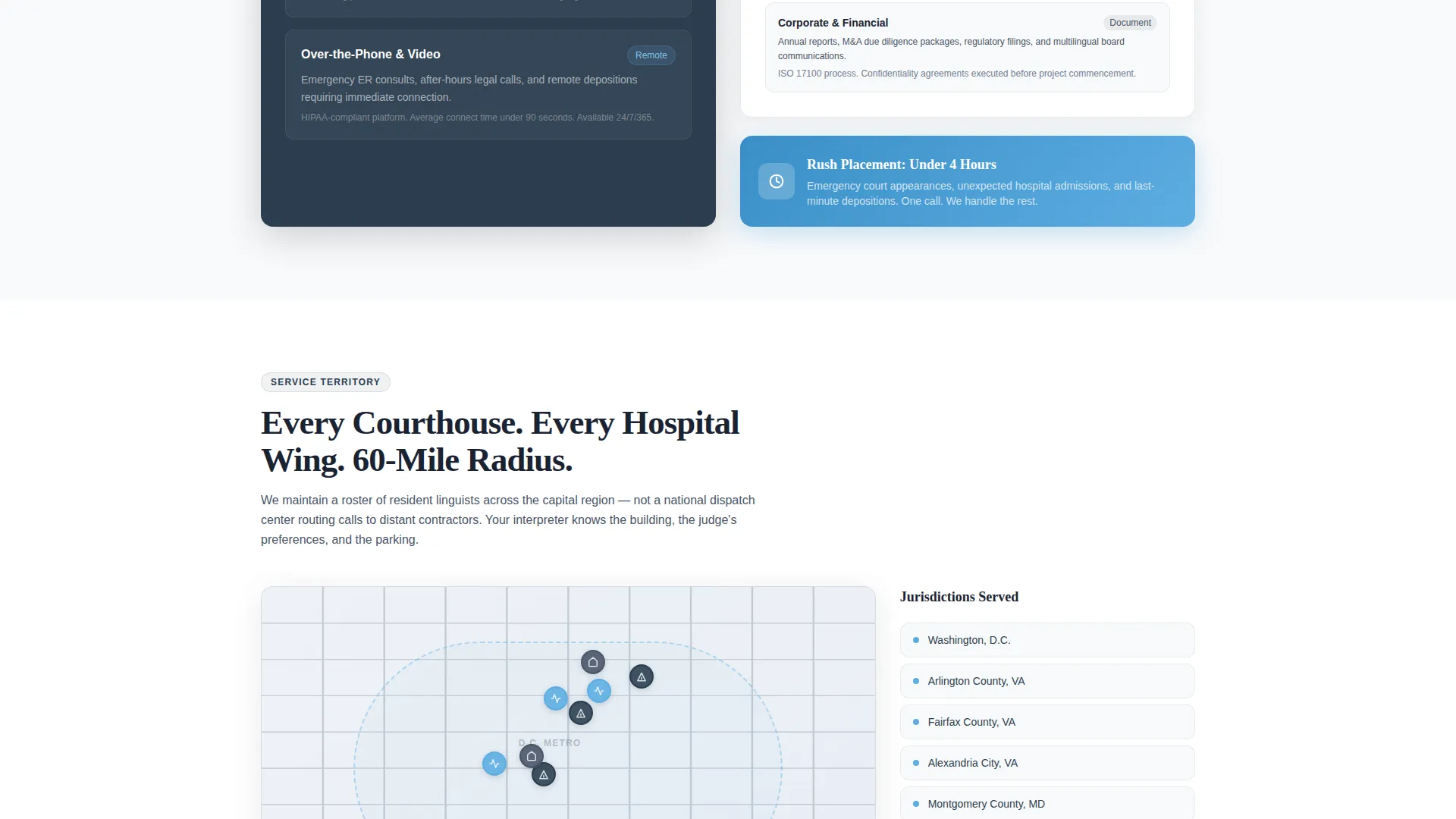 Translator & Interpreter Professional Website Template