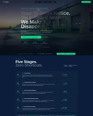 Specialty Cleaning Directory Website Template