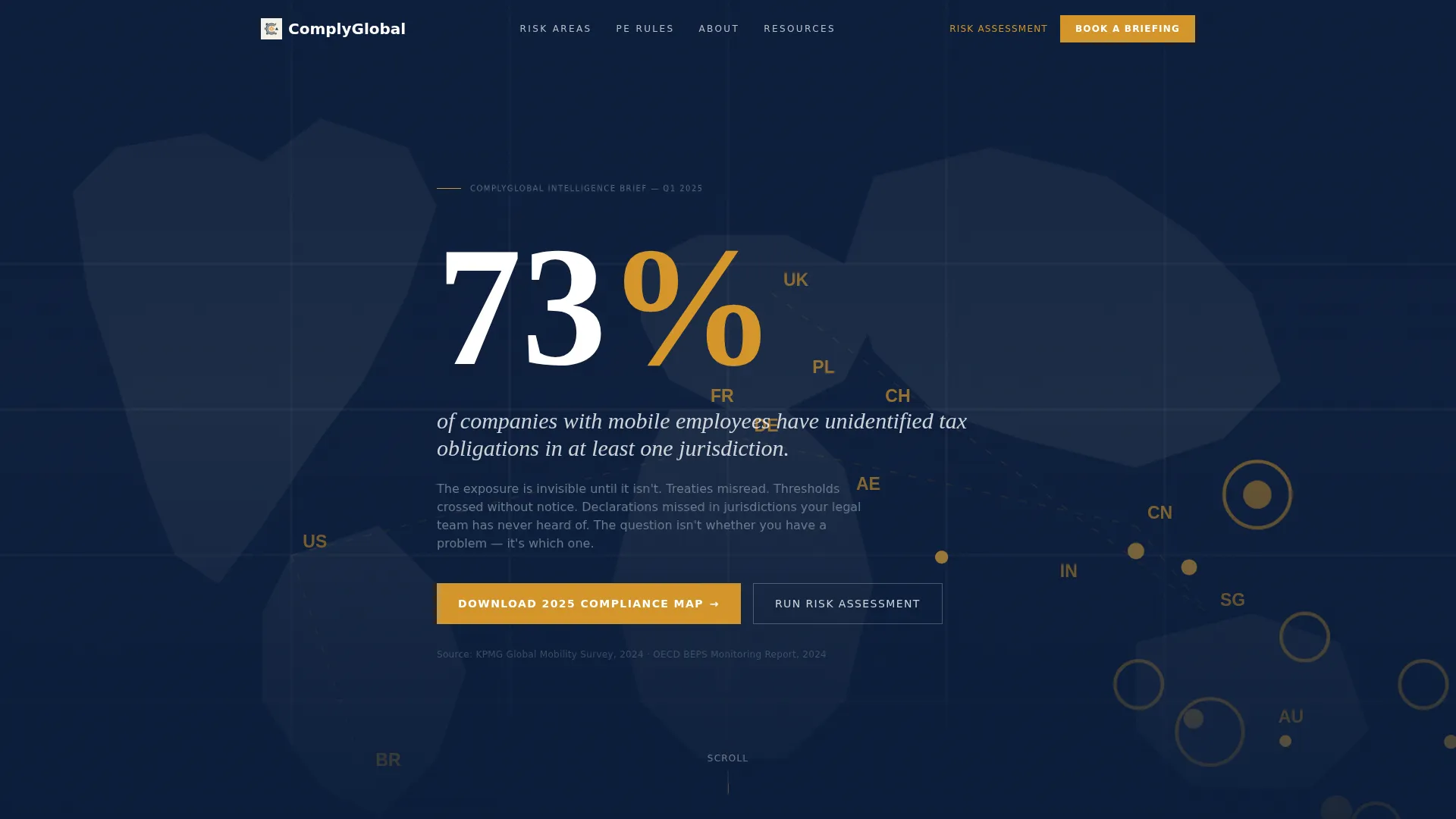 Compliance Consultancy Landing Page Template
