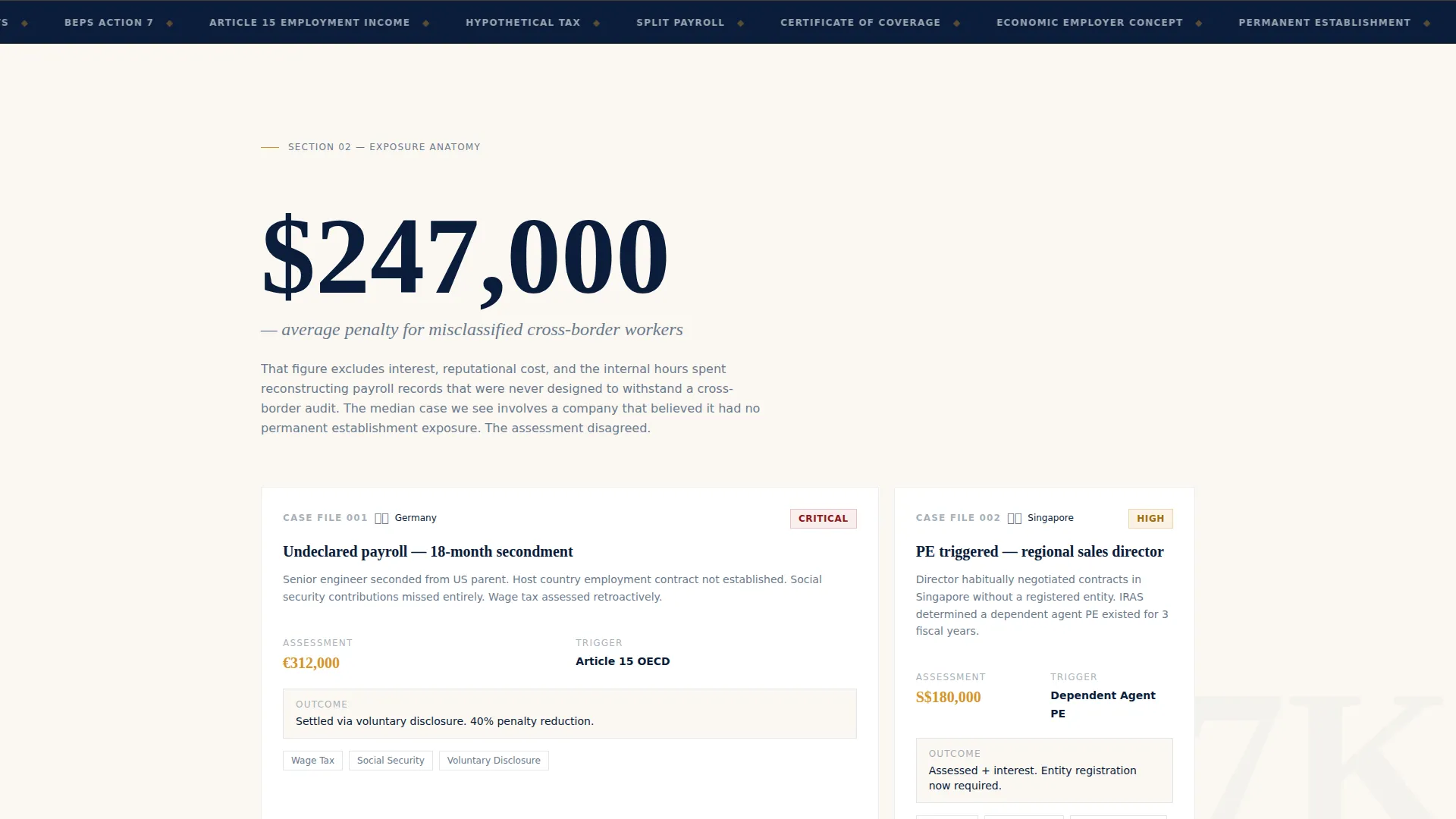 Compliance Consultancy Landing Page Template