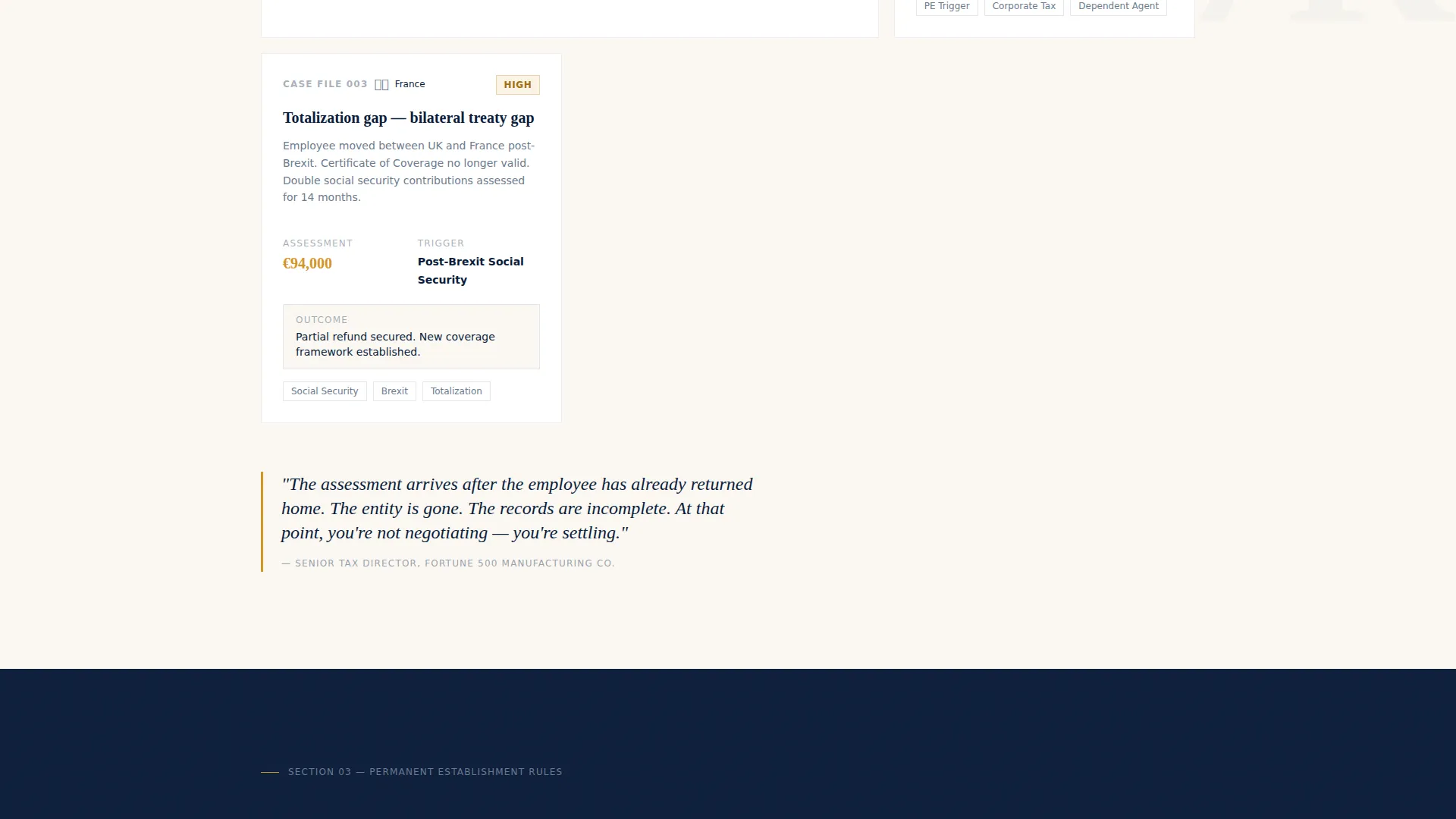 Compliance Consultancy Landing Page Template