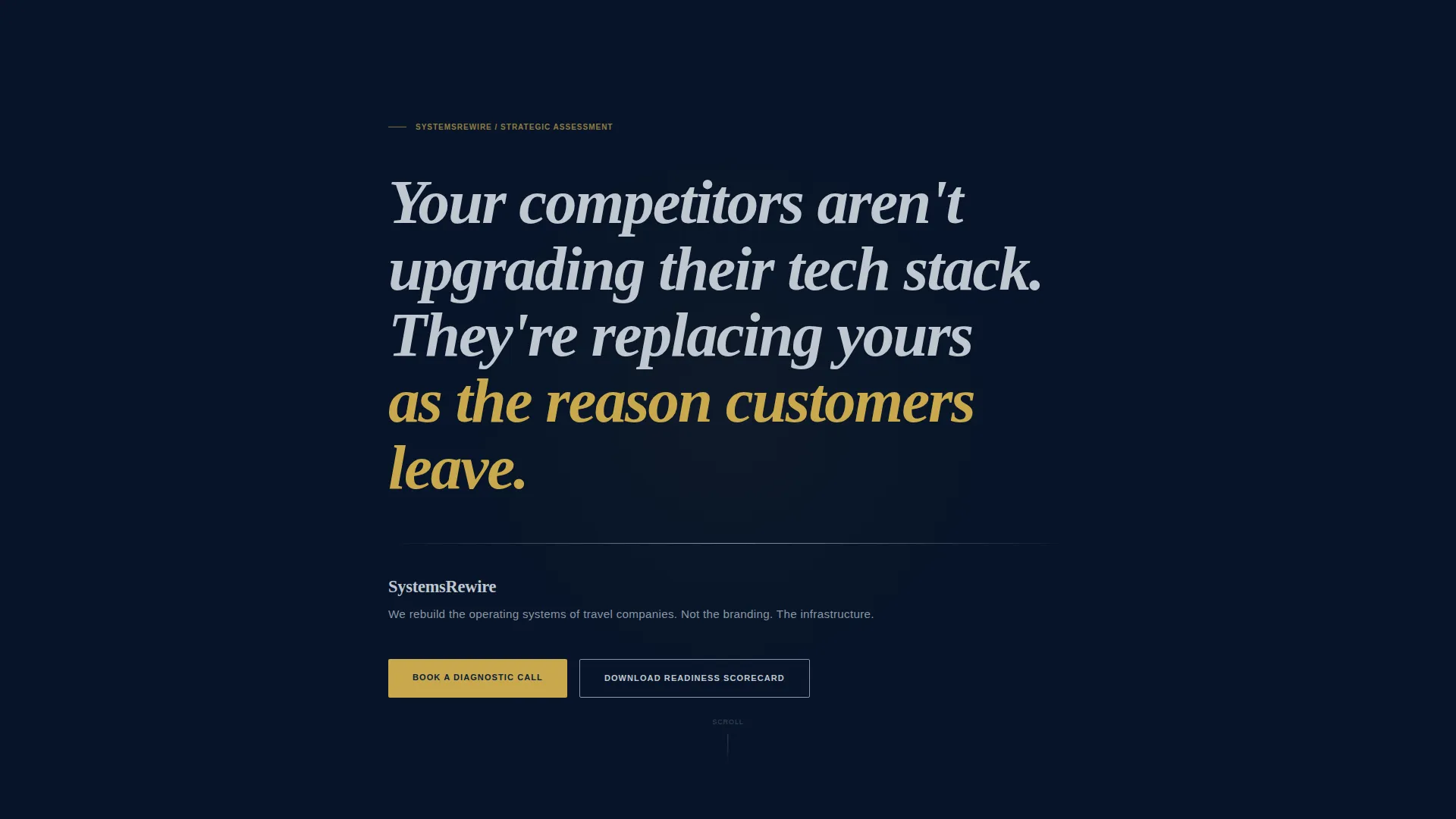 Travel Consulting Booking Website Template