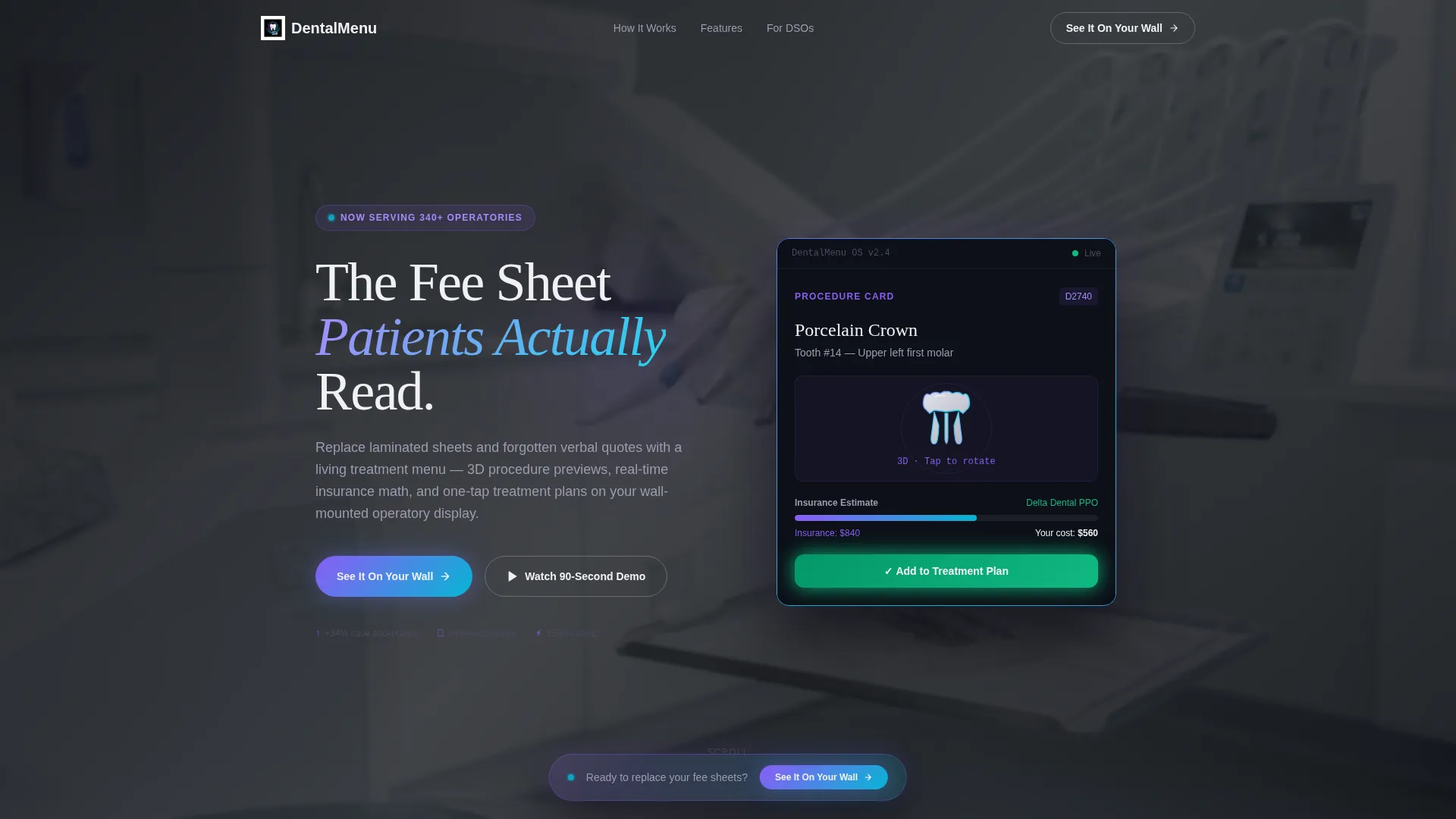 Dental Digital Presence Pricing & Packages Website Template