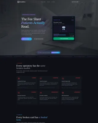 Dental Digital Presence Pricing & Packages Website Template