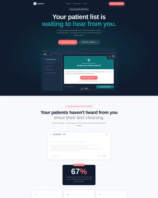 Specialist Dental Digital Presence Professional Website Template