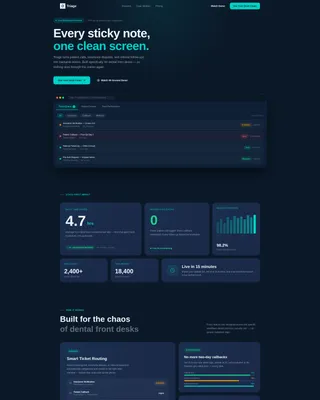 Complete Dental Software Professional Website Template