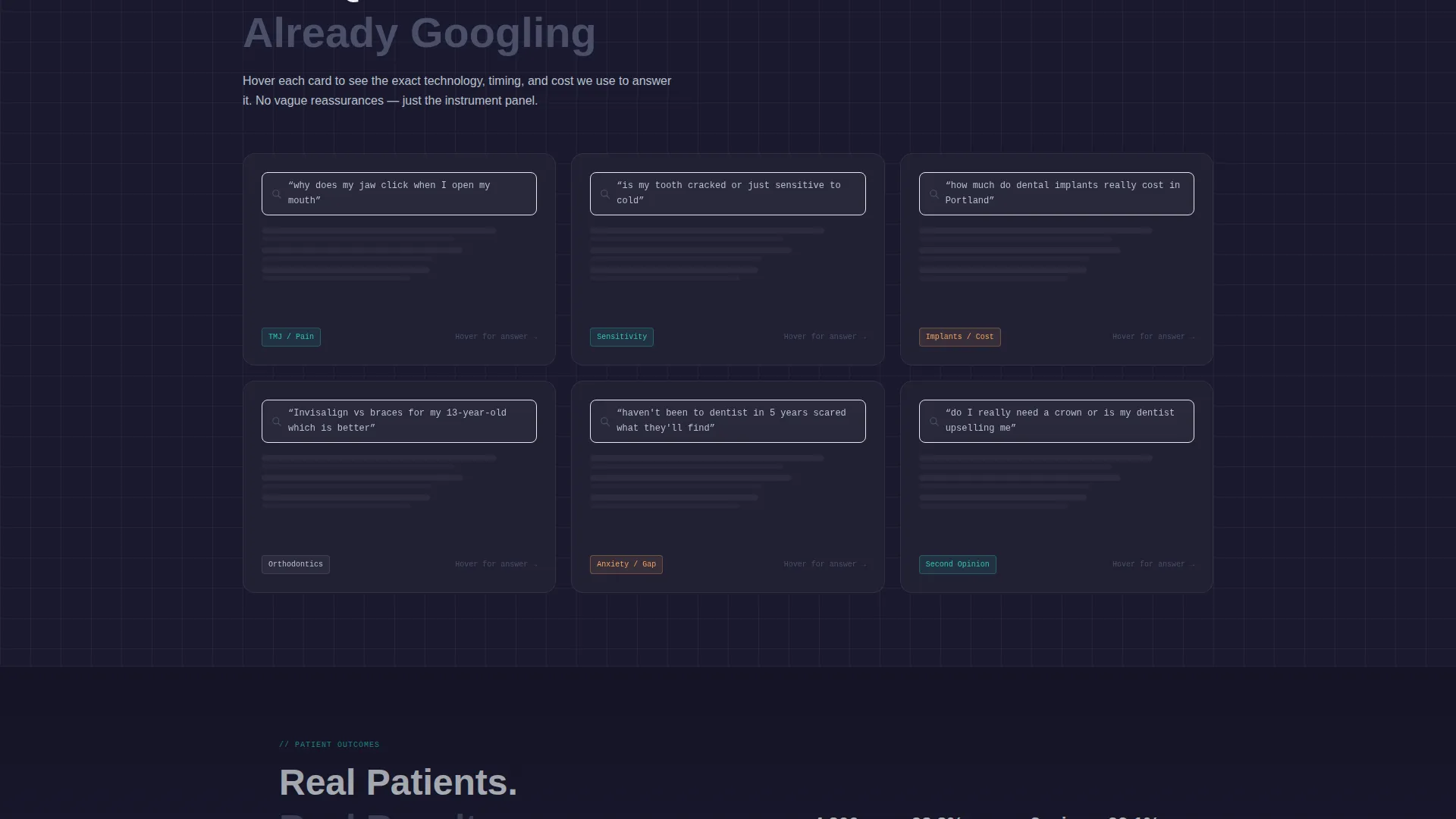Modern Dental Clinic Dashboard Website Template