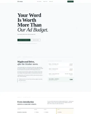 Arborist Referral Program Landing Page Template