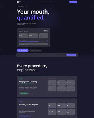 Premium Dental Practice Proof-First Website Template