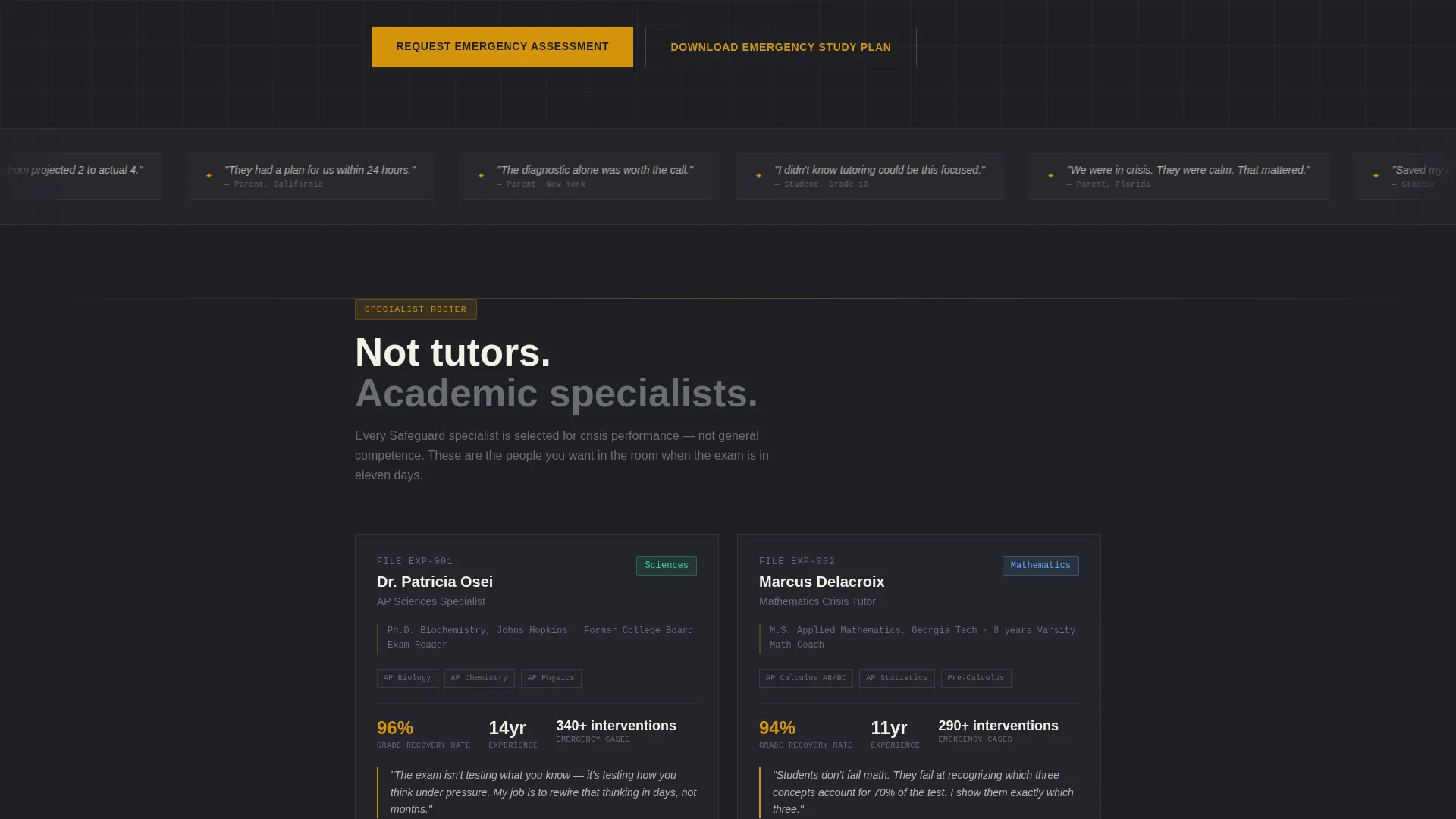 Tutoring Center Marketing Professional Website Template