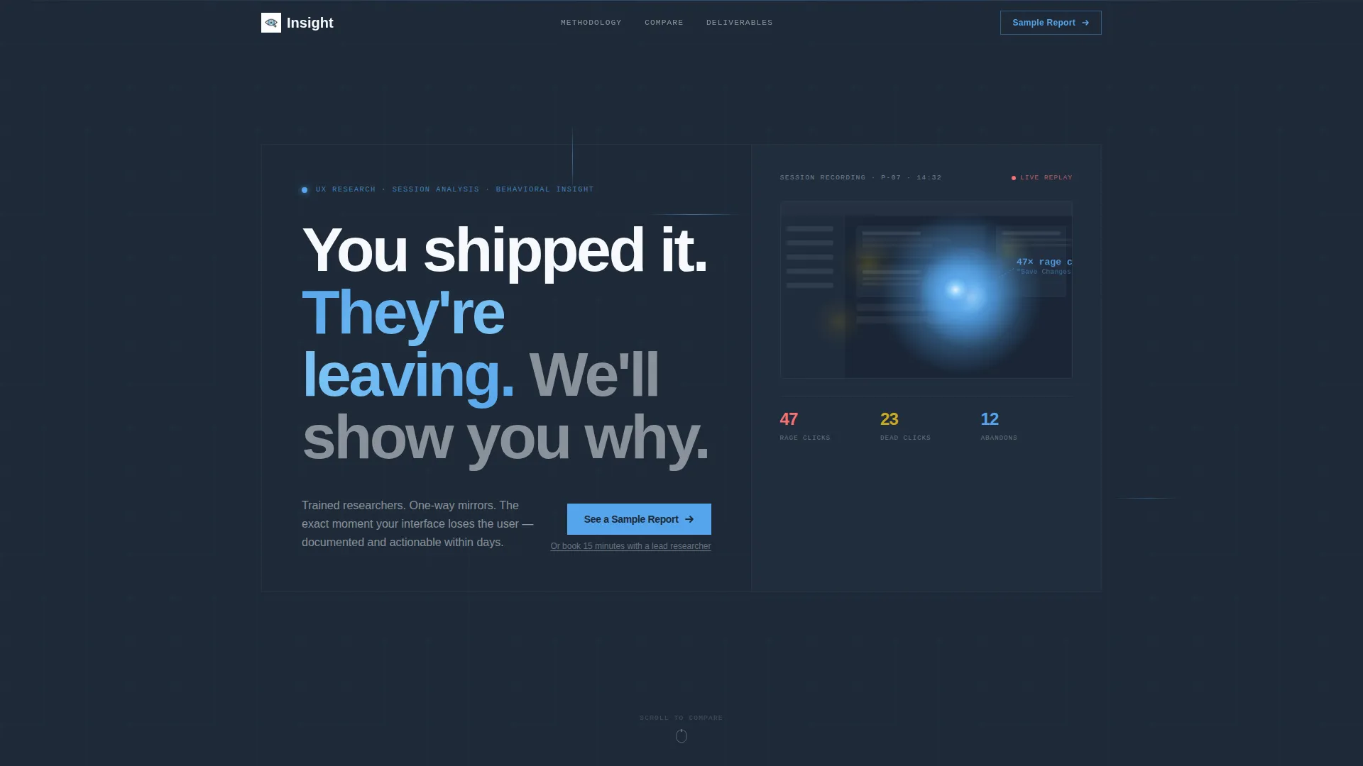 Research & Analytics Firm FAQ Website Template
