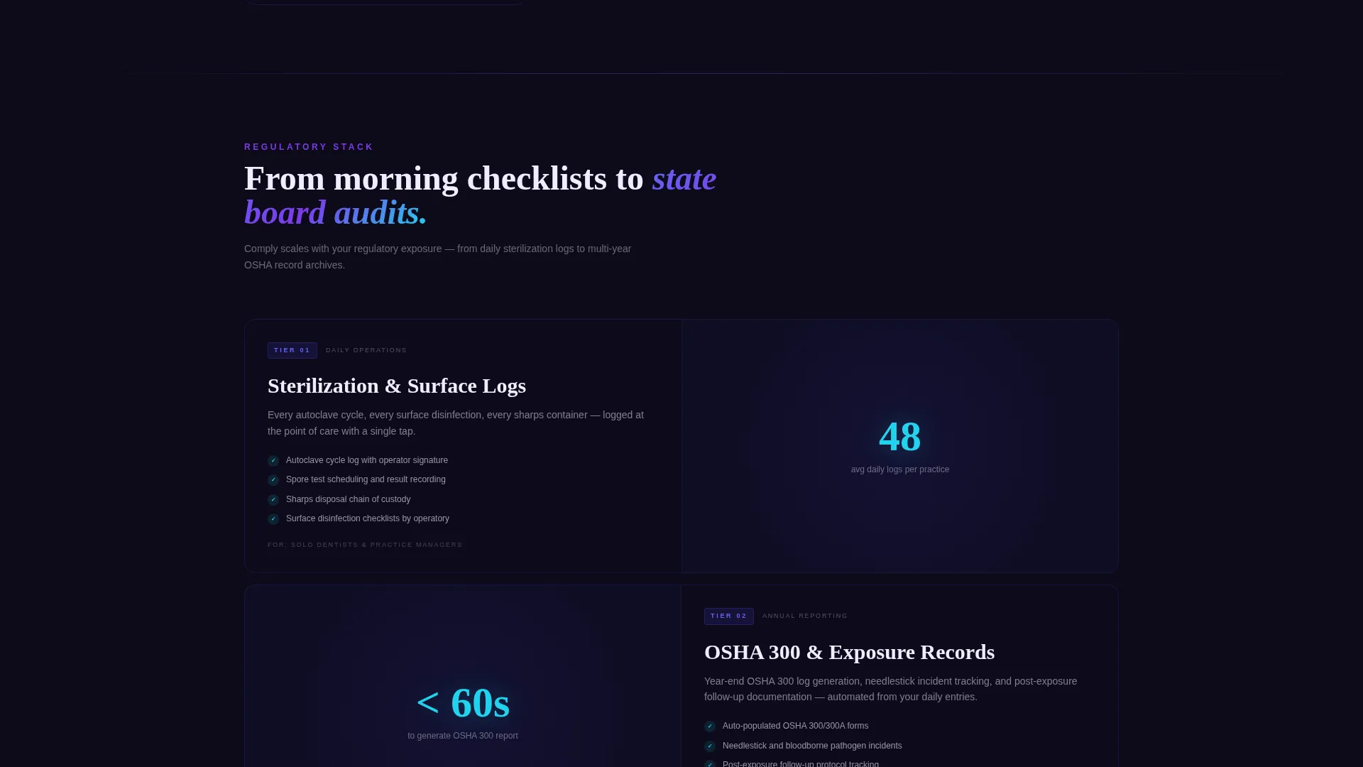 Advanced Dental Software Privacy Policy & Terms Website Template